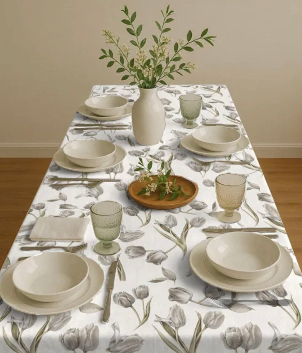 Servizio da tavola Botticelli home tulipa x12 cm 140x240 più 12 tovaglioli