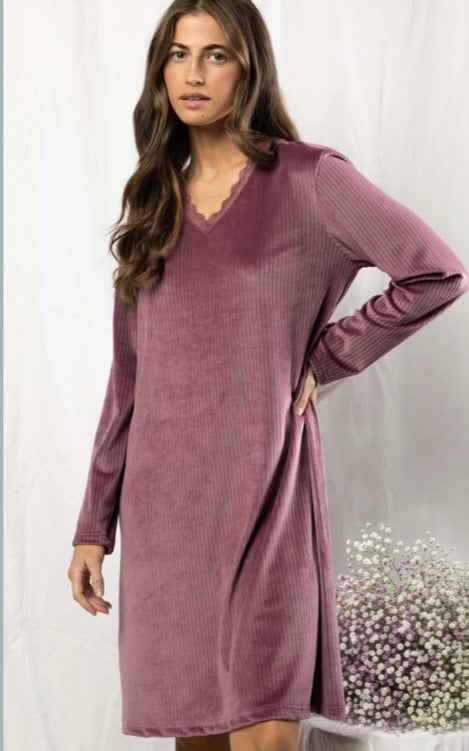 Camicia da notte admas ciniglia