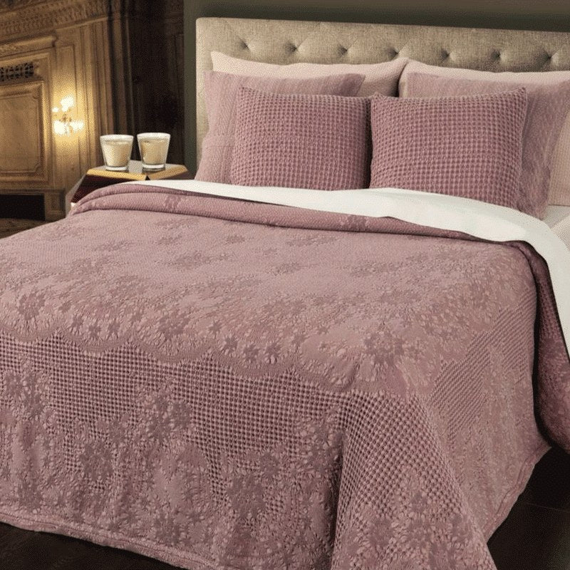 Copriletto matrimoniale Botticelli Home Vienna in cotone jacquard