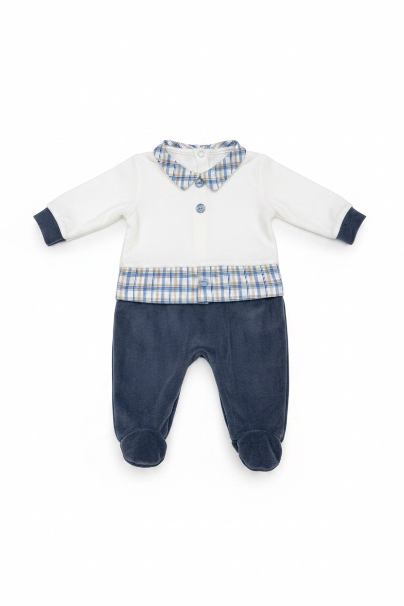 Tutina neonato in ciniglia Gary