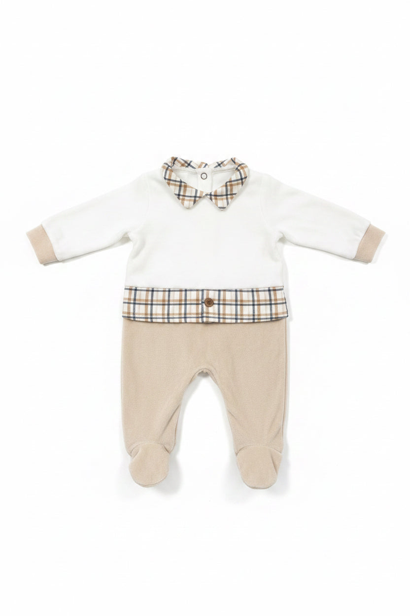 Tutina neonato in ciniglia Gary