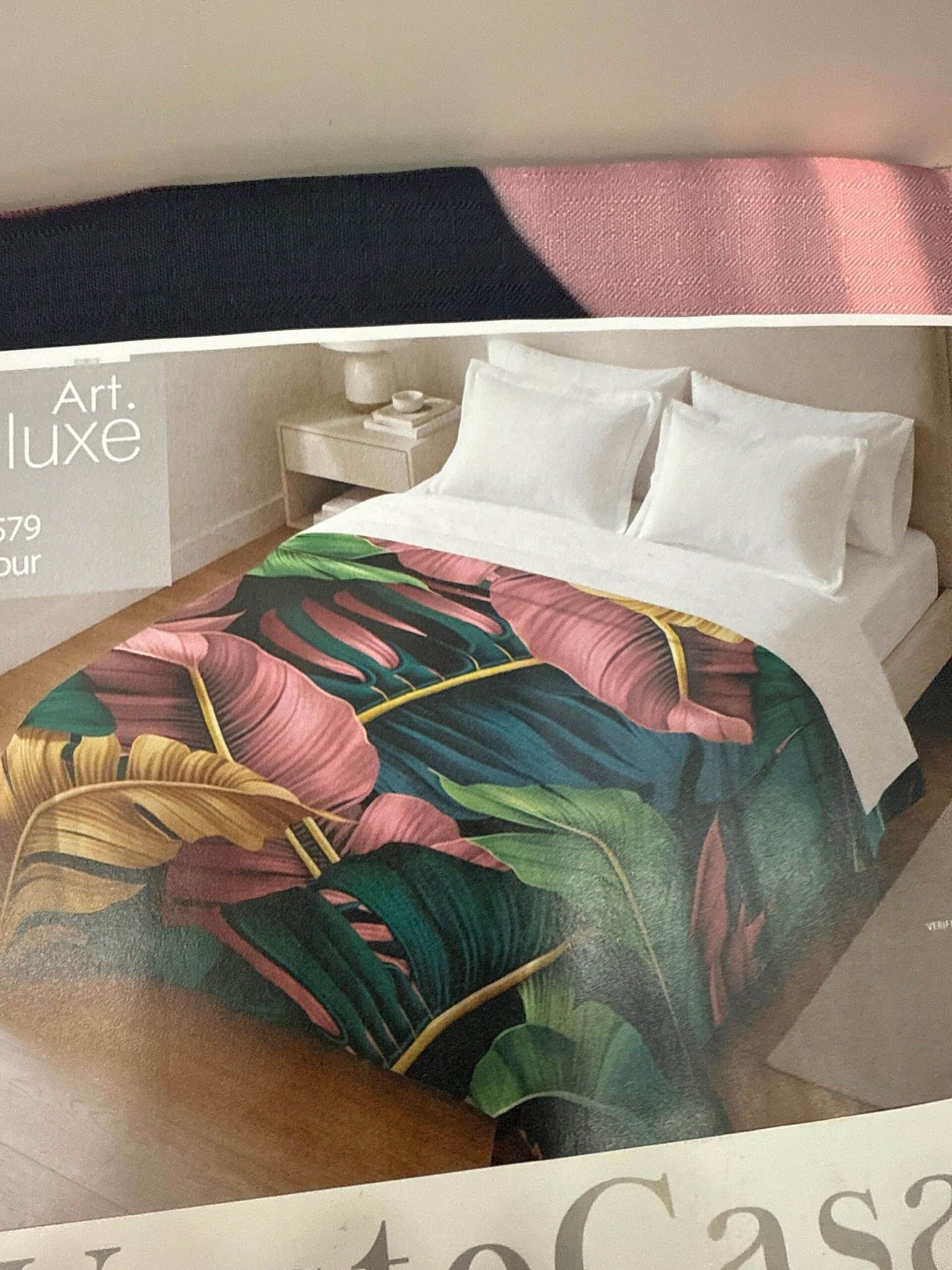 Copriletto letto matrimoniale fantasia digitale