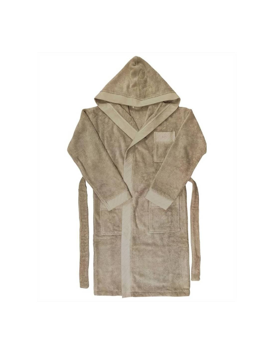 Accappatoio Unisex Liu Jo Modello Diagonale Tortora