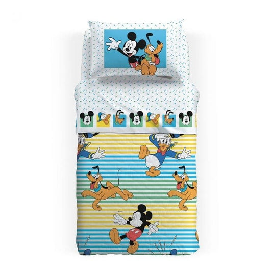 Copriletto Piquet  singolo Disney Mickey Estate in Cotone Caleffi