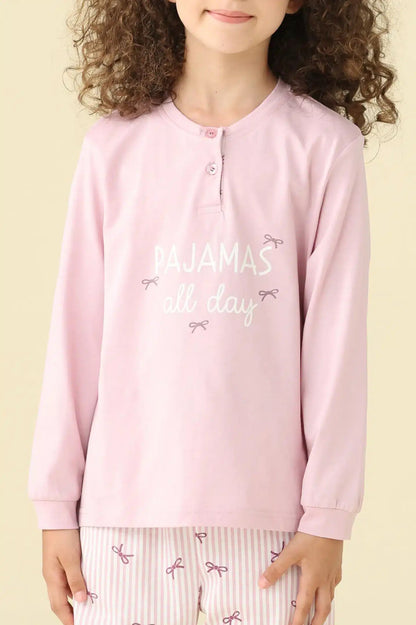 Pigiama bambina estivo in cotone