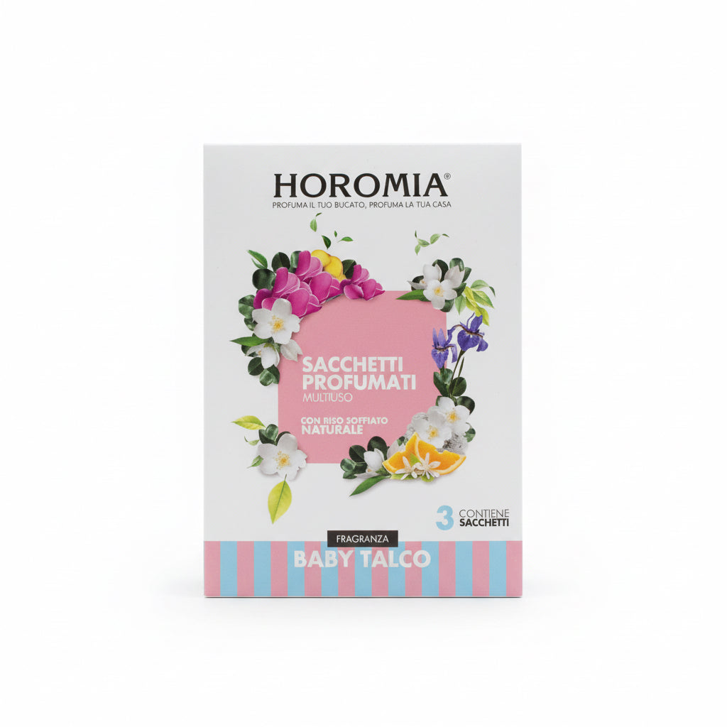 Sacchetti profumati Horomia Baby talco