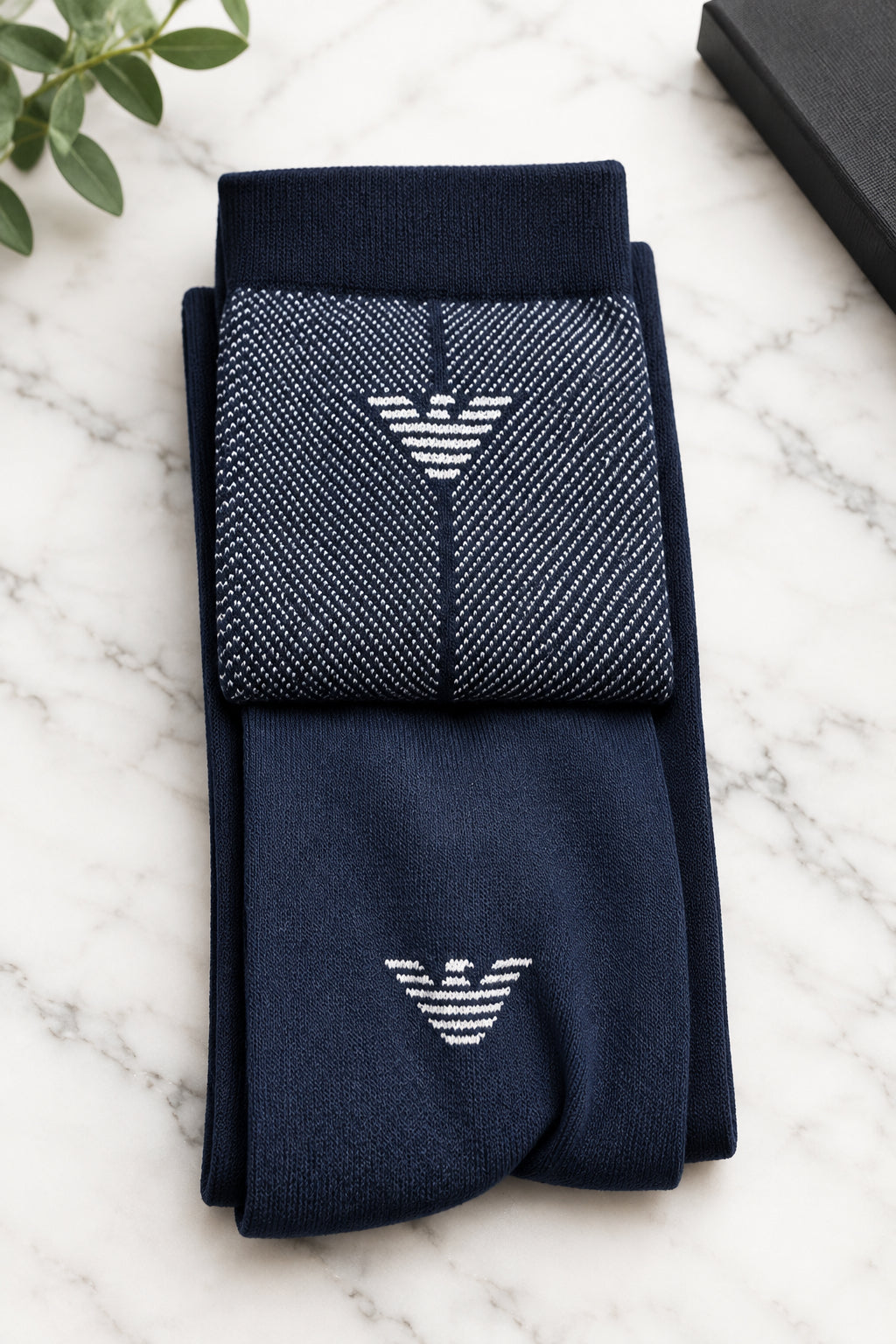 Emporio Armani Set di 2 paia di calzini blu