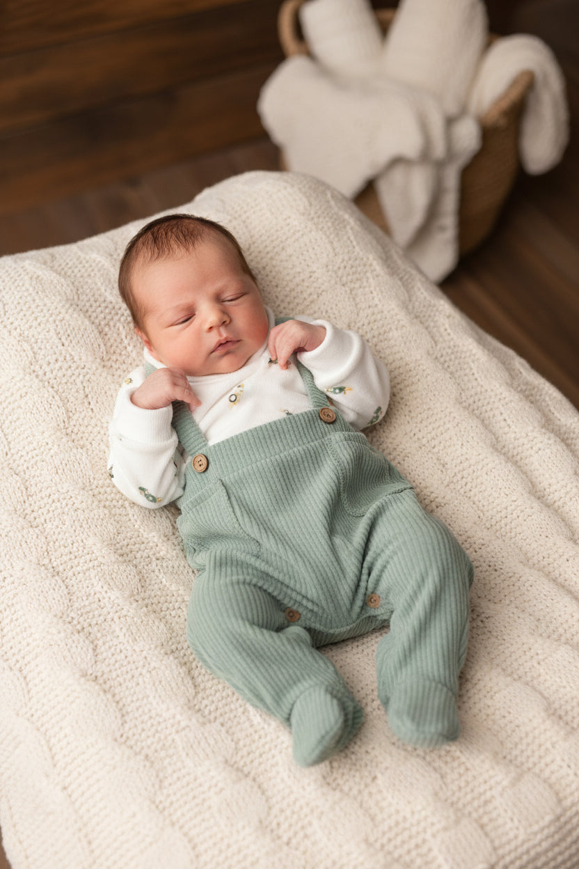 Tutina neonato in ciniglia Gary