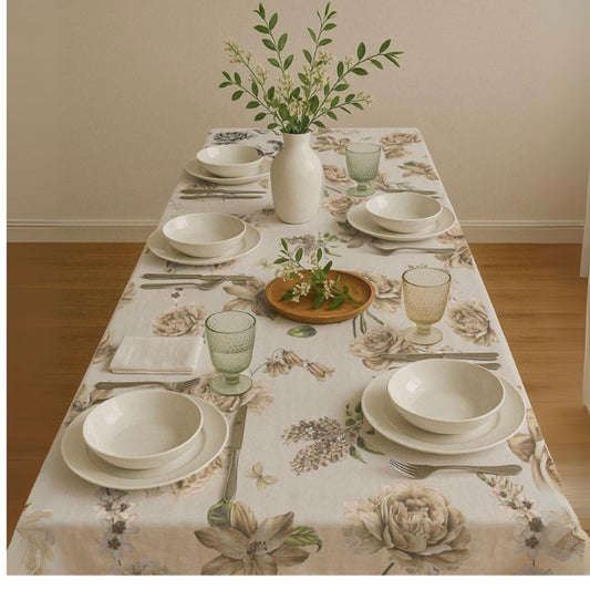 Servizio da tavola Botticelli home bloom x12 cm 140x240 più 12 tovaglioli
