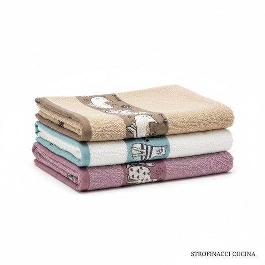 Strofinacci cucina in spugna vingi 6pz