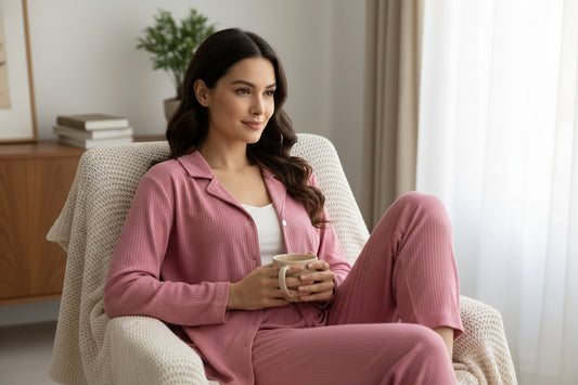 Pigiama donna verdissima aperto caldo cotone