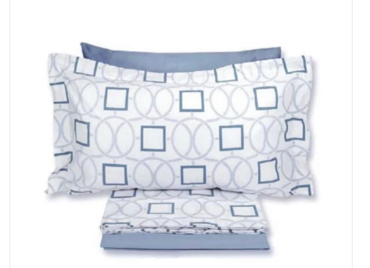 Coppia lenzuola letto matrimoniale Maestri cotonieri Zara azzurro