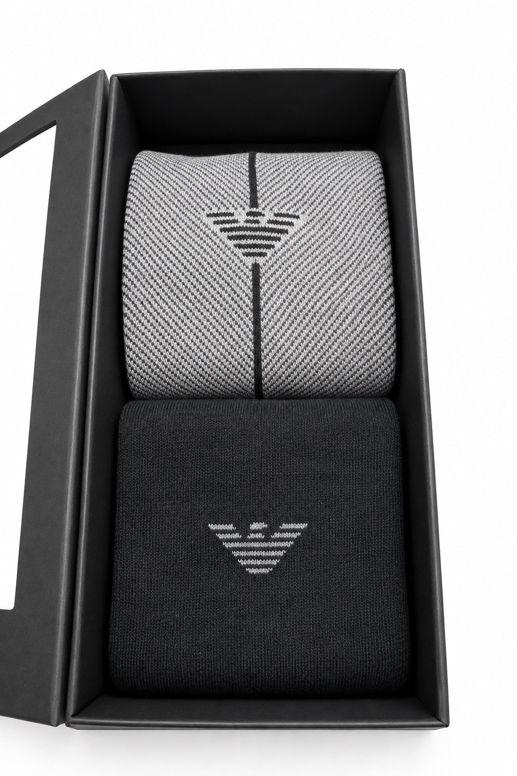 Emporio Armani Set di 2 paia calzini lunghi nero