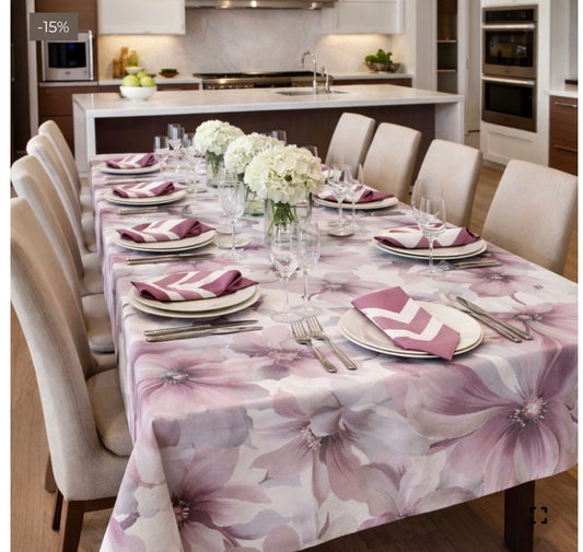 Servizio da tavola Botticelli home aura x6 cm 140x180 più 6 tovaglioli