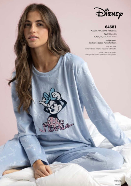 Pigiama Disney donna ciniglia