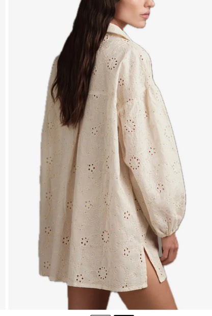 Camicia in pizzo Cotazur