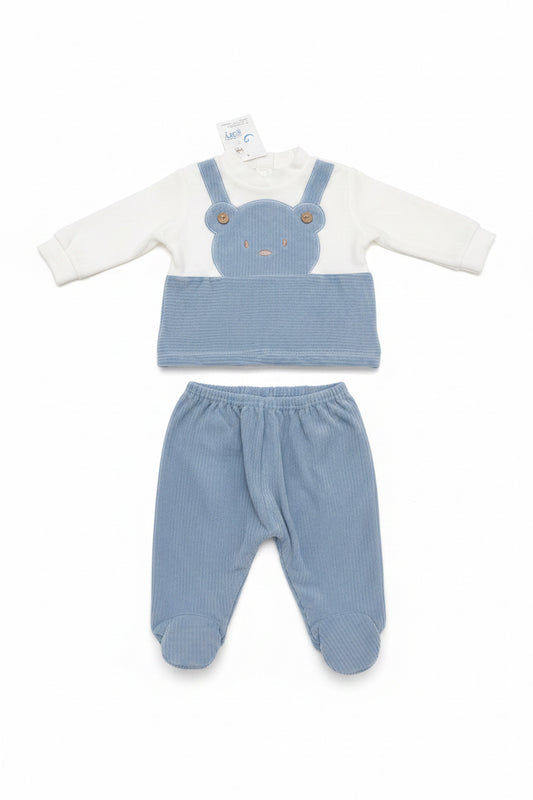 Tutina neonato in ciniglia Gary