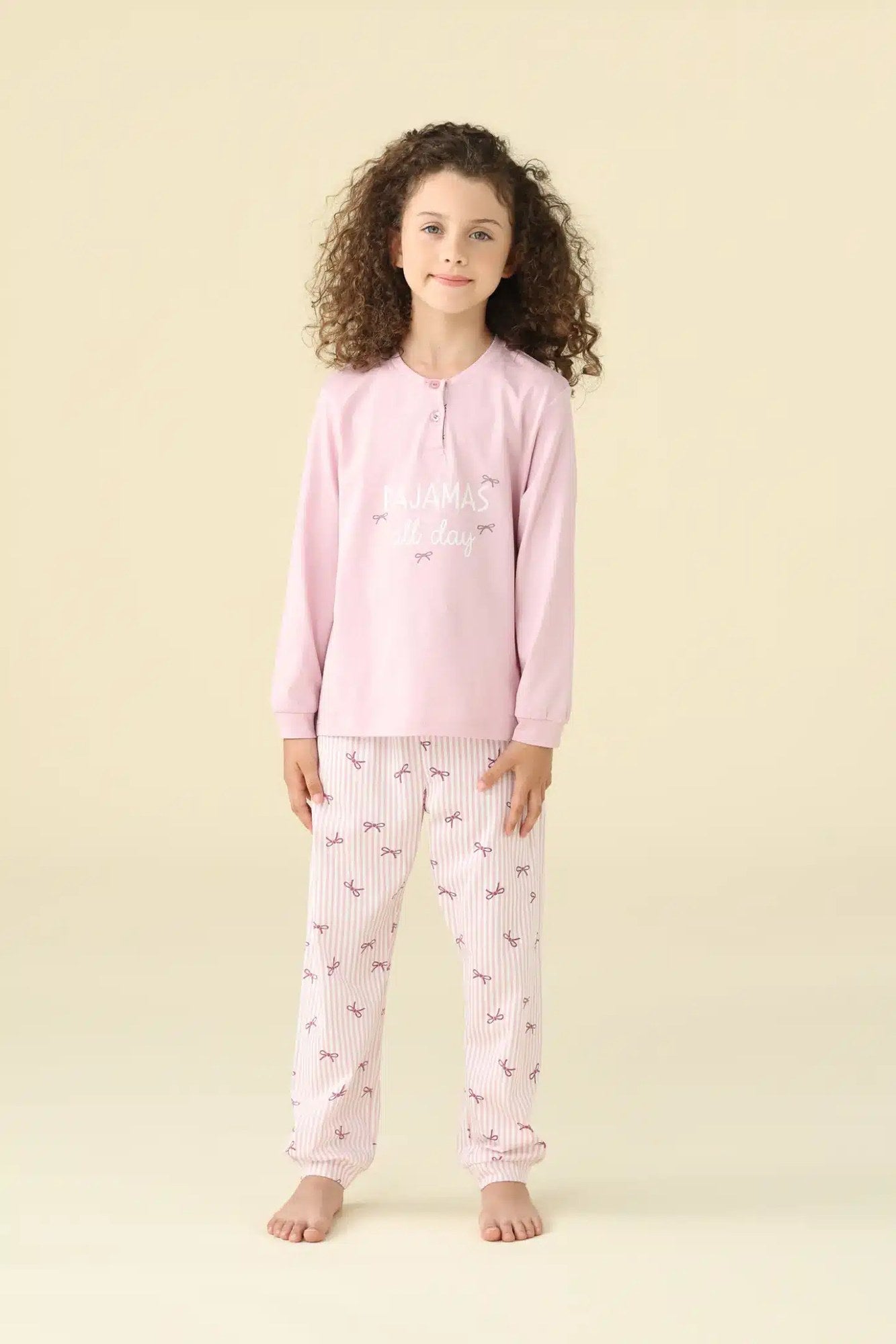 Pigiama bambina estivo in cotone