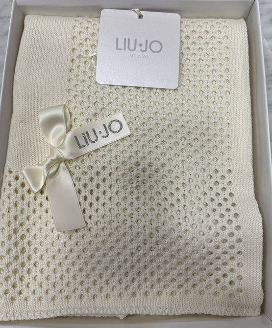 Copertina lana baby Liu Jo avorio