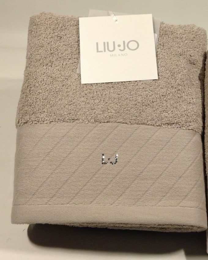 Telo bagno Liu Jo diagonal sabbia