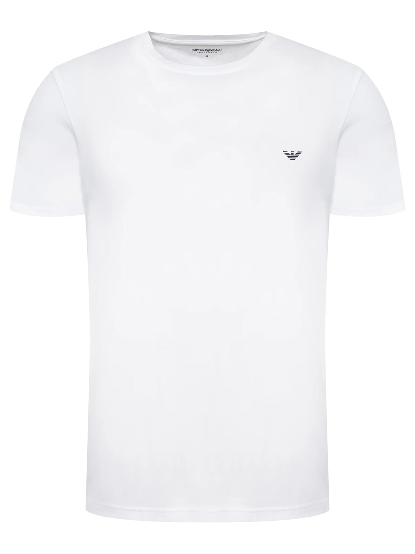 Emporio Armani 2 Pack Lounge Crew Neck T-Shirt Bianco AF1432