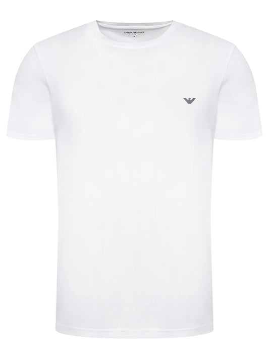 Emporio Armani 2 Pack Lounge Crew Neck T-Shirt Bianco AF1432