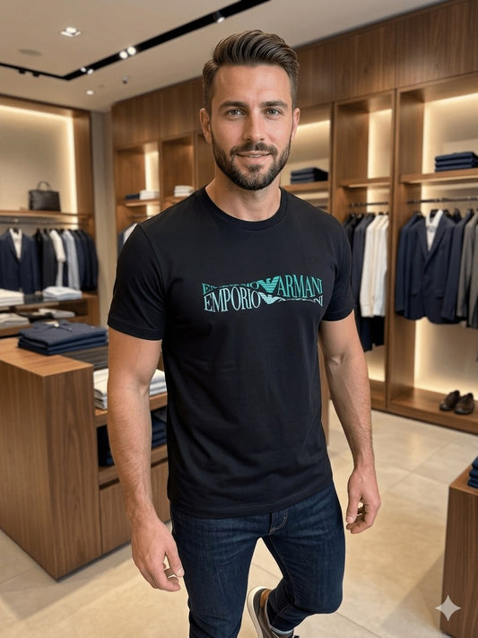 T shirt beachwear Emporio Armani