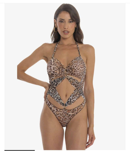 Costumi da bagno PIN UP intero donna incrociato tulle selva PIN UP