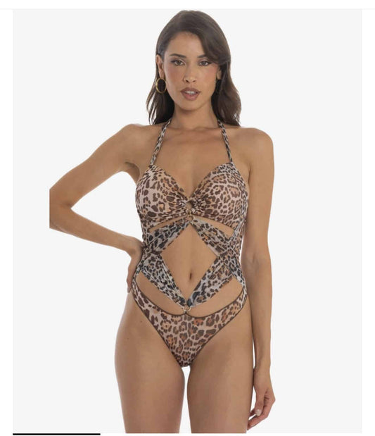 Costumi da bagno PIN UP intero donna incrociato tulle selva PIN UP