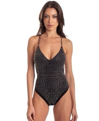 Costumi  da bagno PIN UP   intero strass 33 giri T Unita