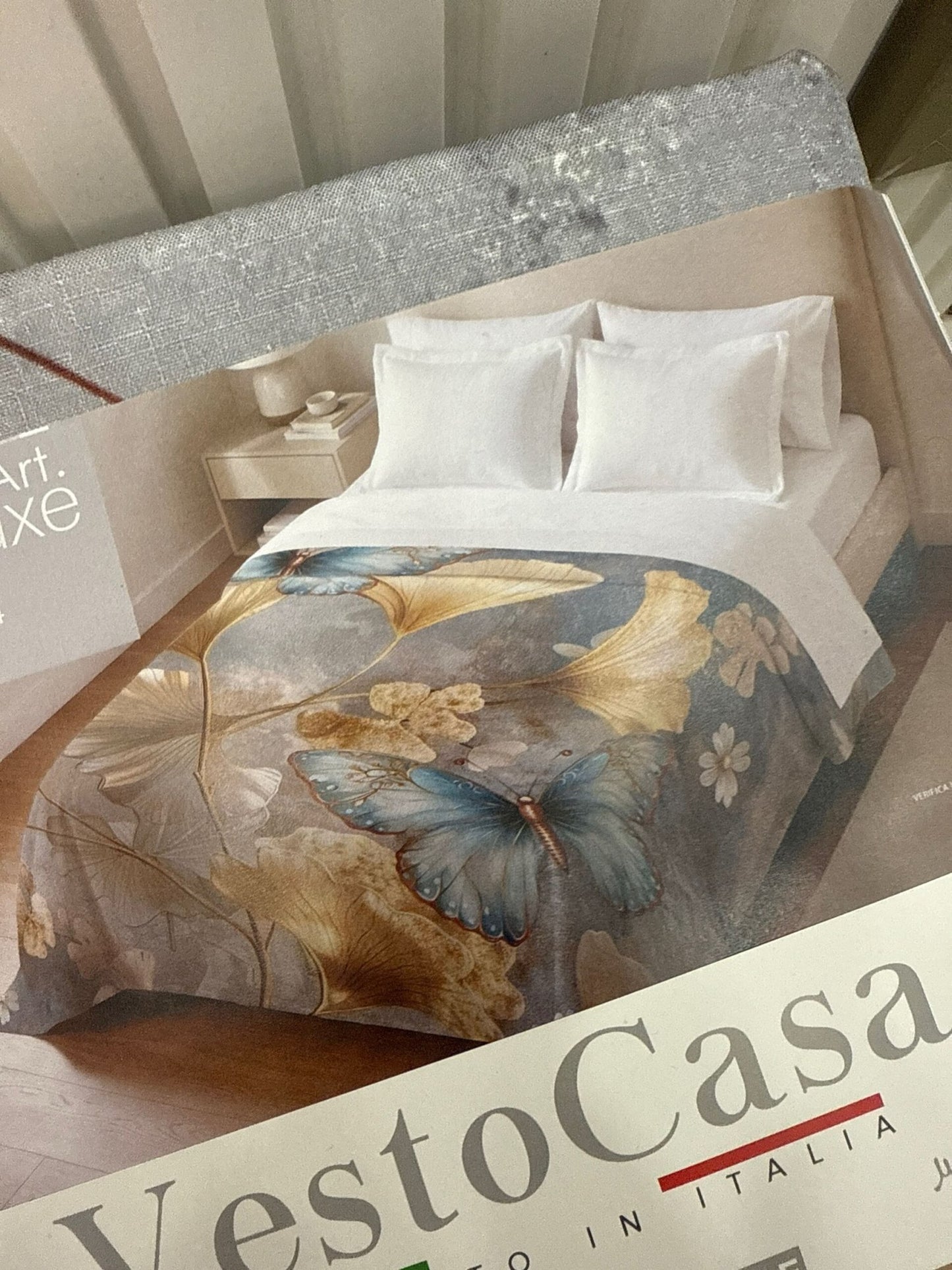 Copriletto letto matrimoniale fantasia digitale