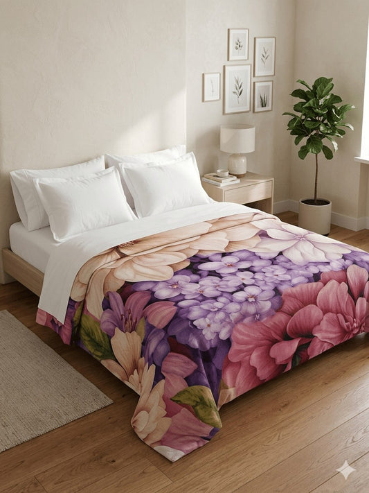Copriletto letto matrimonio fantasia digitale