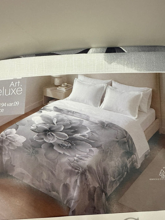 Copriletto letto matrimoniale fantasia digitale