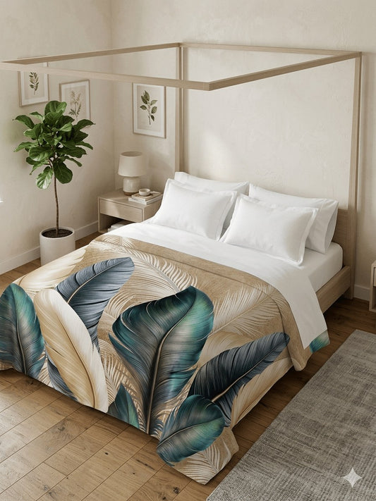 Copriletto letto matrimoniale fantasia digitale