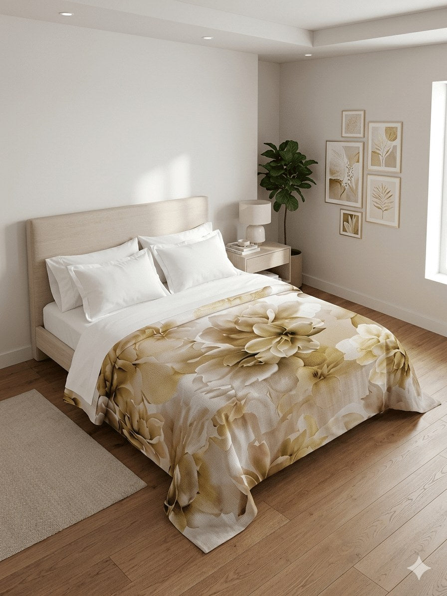 Copriletto letto matrimoniale fantasia digitale