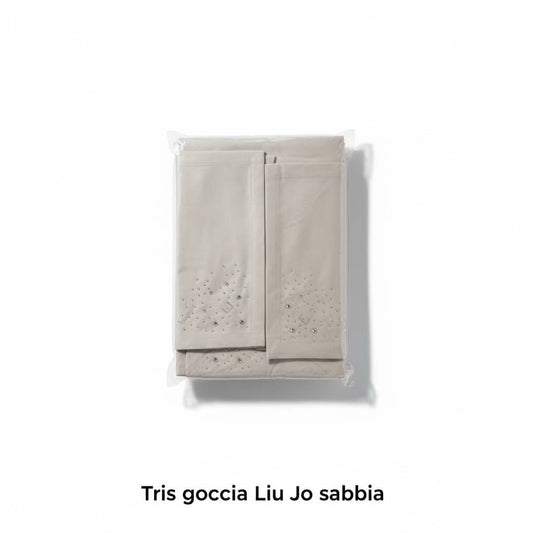 Tris  centrini Liu Jo gocce sabbia