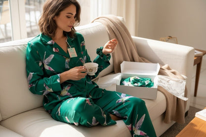 Pigiama donna raso  filo D’Angelo J lo verde