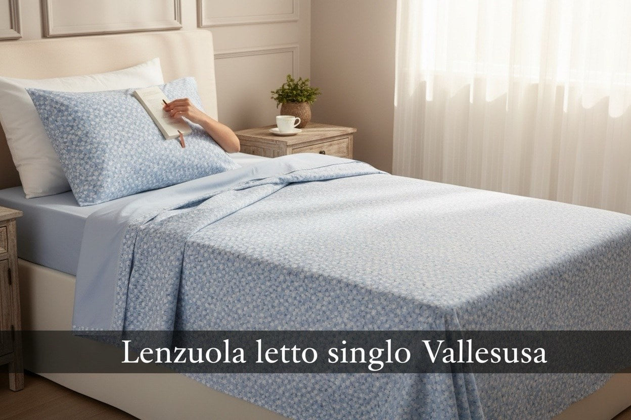 Coppia Lenzuola letto singolo Vallesusa