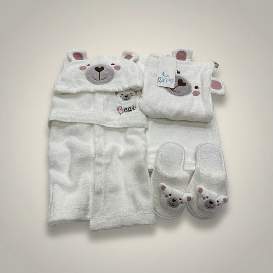 Cordinato spugna gary neonato/a taglia unica da 0a 36 mesi orso
